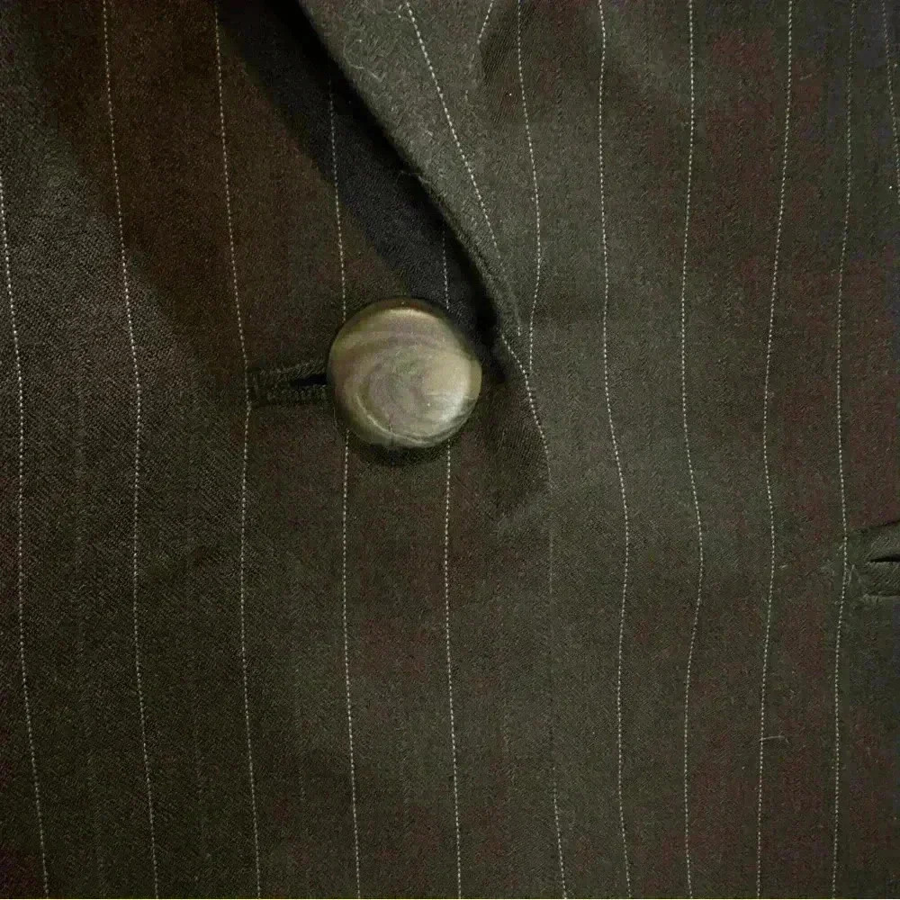 Jones New York Suit Jacket Blazer Black With Brown Pinstripe Lined Women’s 8P - Picture 4 of 11